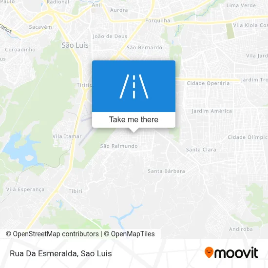 Rua Da Esmeralda map