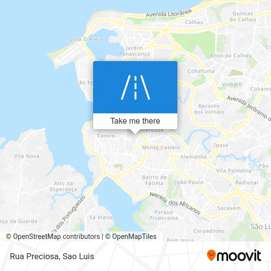 Rua Preciosa map