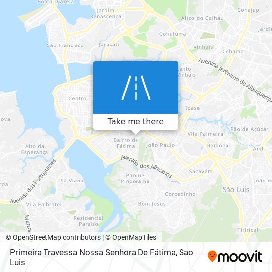 Primeira Travessa Nossa Senhora De Fátima map