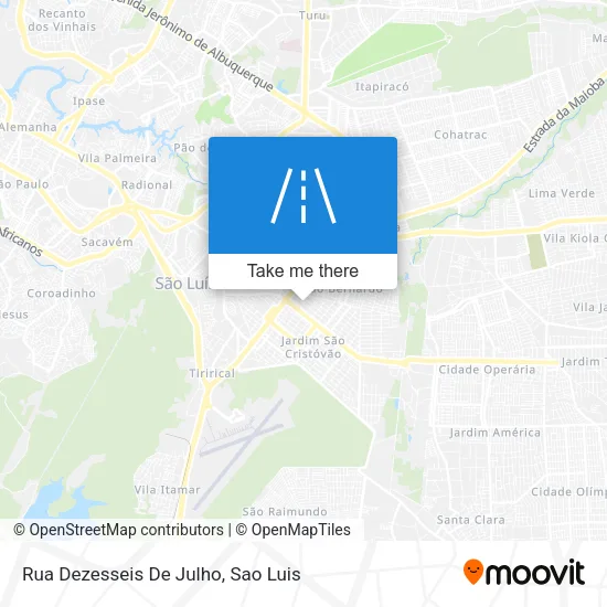 Rua Dezesseis De Julho map