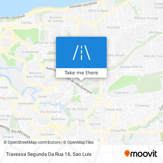 Travessa Segunda Da Rua 16 map