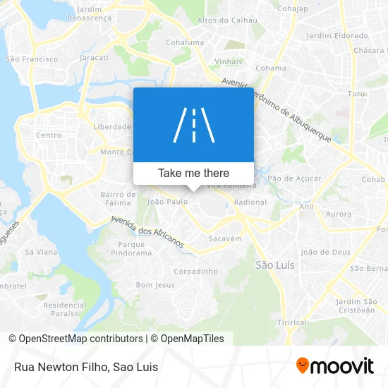 Rua Newton Filho map