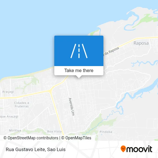 Rua Gustavo Leite map