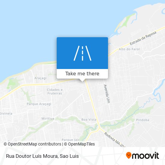 Rua Doutor Luís Moura map