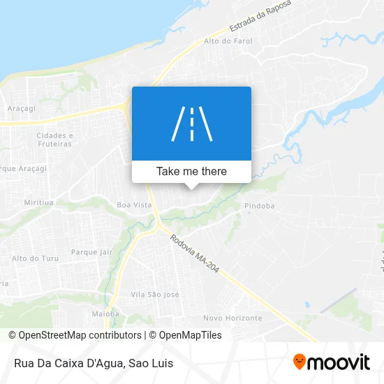 Rua Da Caixa D'Agua map