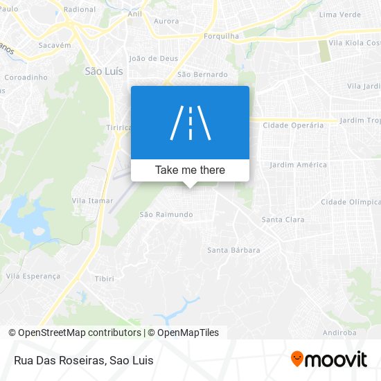 Rua Das Roseiras map