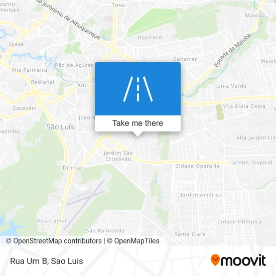 Rua Um B map