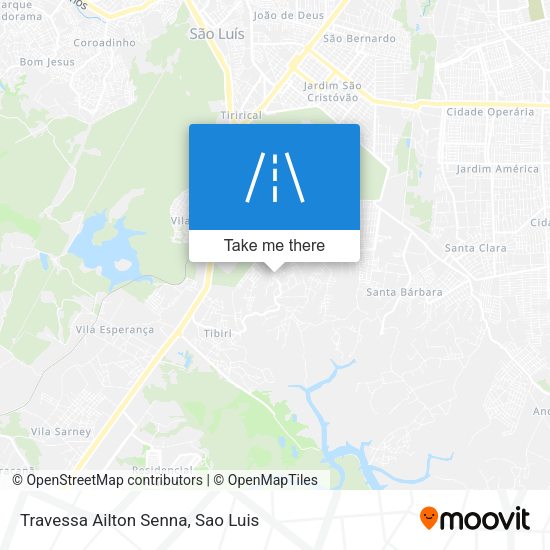 Travessa Ailton Senna map