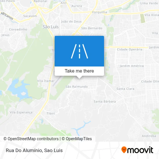 Rua Do Alumínio map