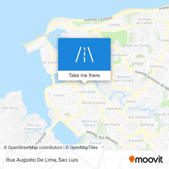 Rua Augusto De Lima map