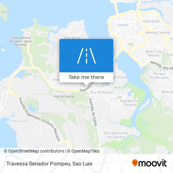 Mapa Travessa Senador Pompeu