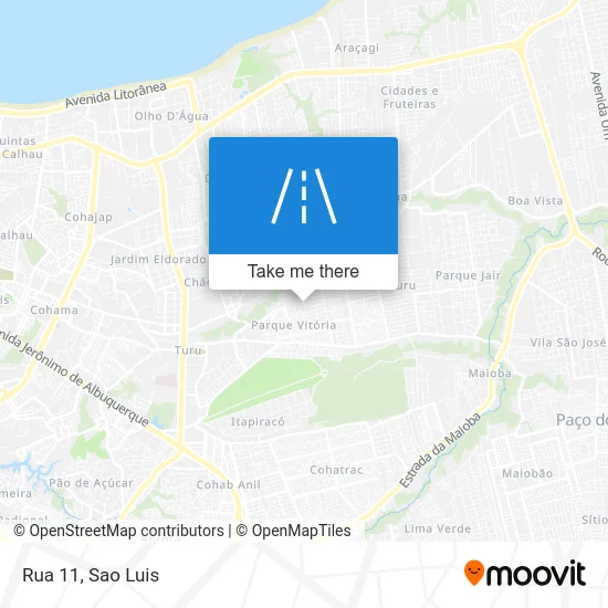 Rua 11 map