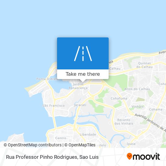 Rua Professor Pinho Rodrigues map