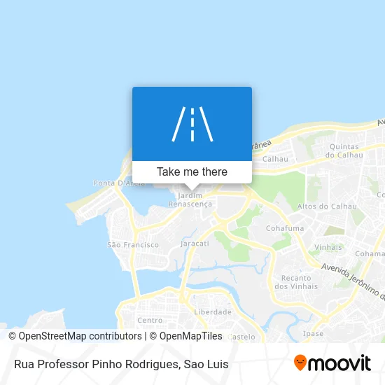 Rua Professor Pinho Rodrigues map