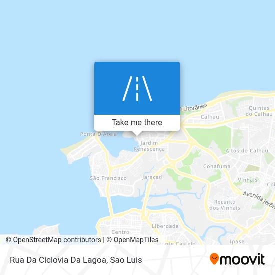 Rua Da Ciclovia Da Lagoa map