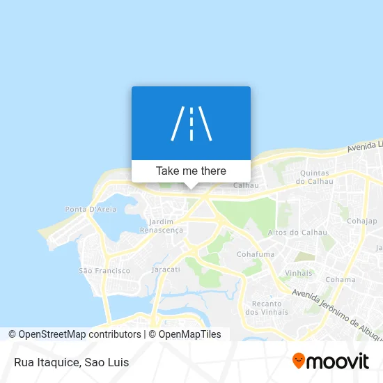 Rua Itaquice map