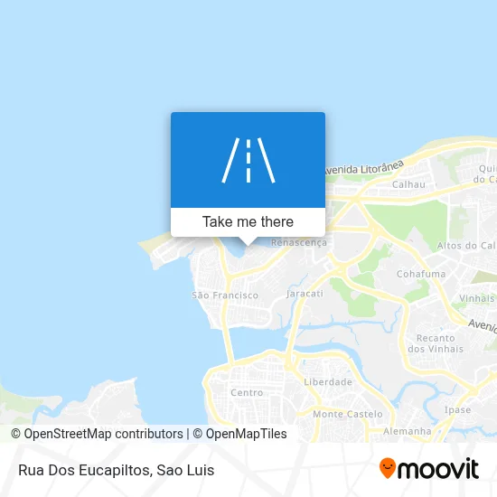 Rua Dos Eucapiltos map