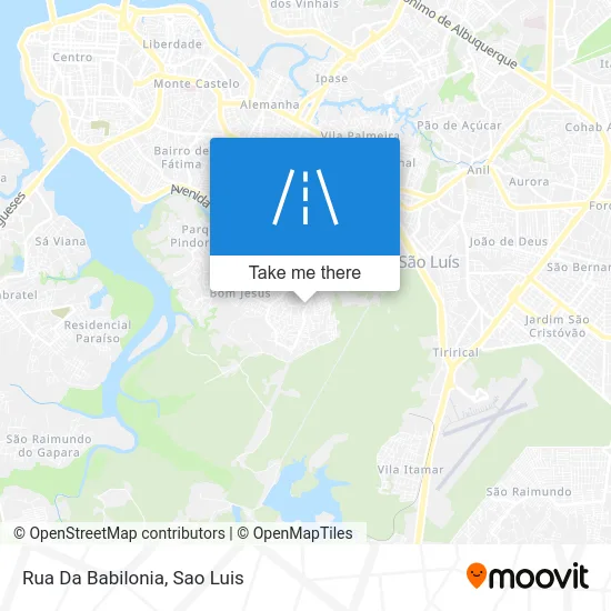 Rua Da Babilonia map