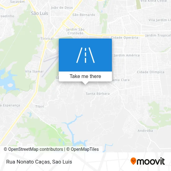 Rua Nonato Caças map