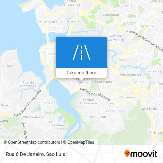 Rua 6 De Janeiro map