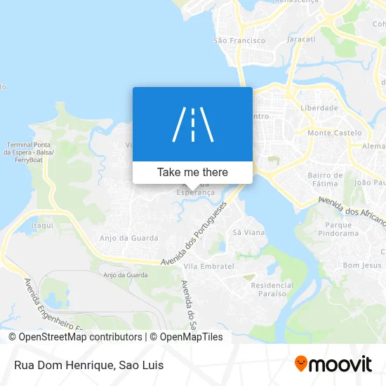 Rua Dom Henrique map