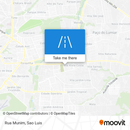 Rua Munim map