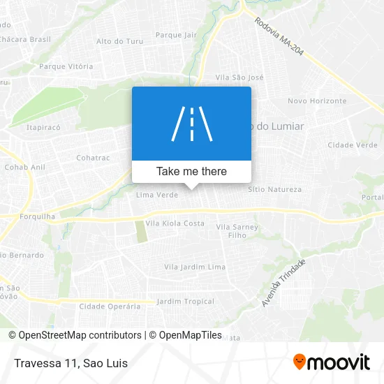 Travessa 11 map