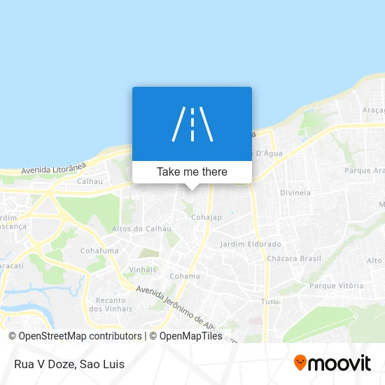 Rua V Doze map