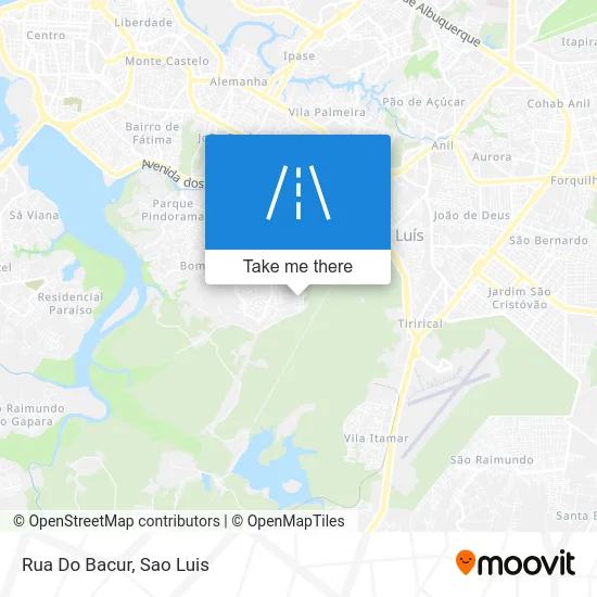 Rua Do Bacur map