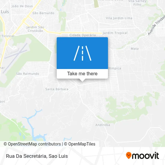Rua Da Secretária map