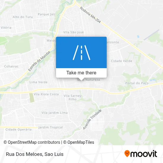 Rua Dos Meloes map