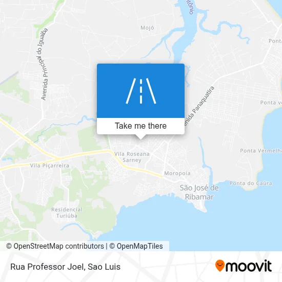 Rua Professor Joel map