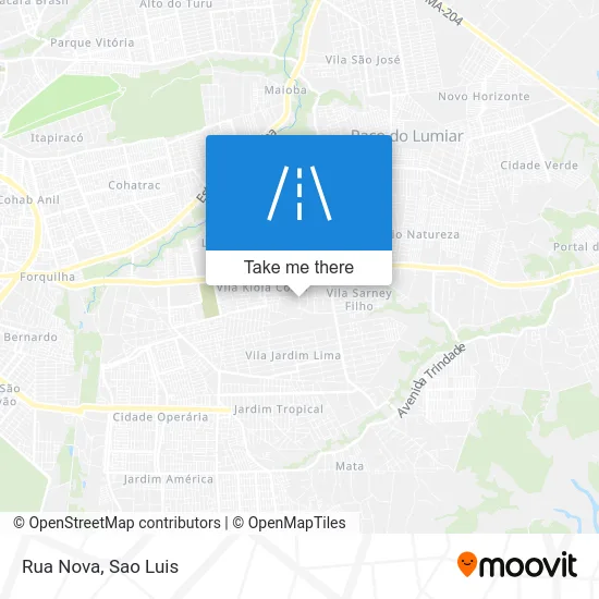 Rua Nova map