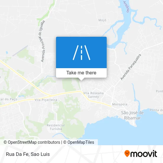 Rua Da Fe map