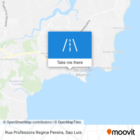 Rua Professora Regina Pereira map