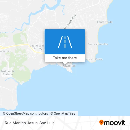 Rua Menino Jesus map