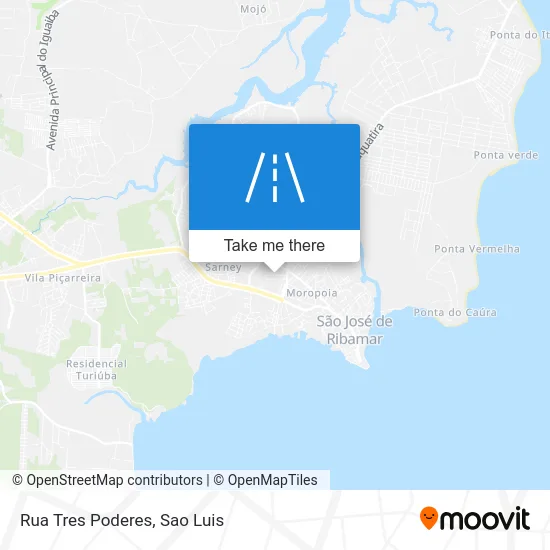 Rua Tres Poderes map
