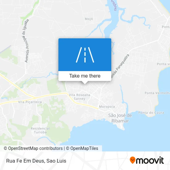 Rua Fe Em Deus map