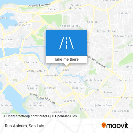 Rua Apicum map