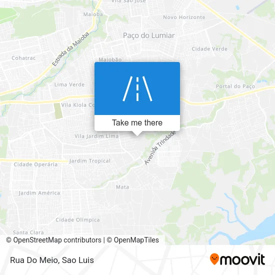 Rua Do Meio map