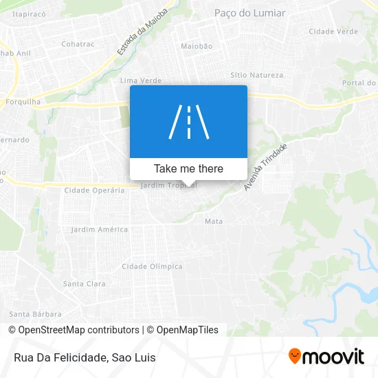 Rua Da Felicidade map