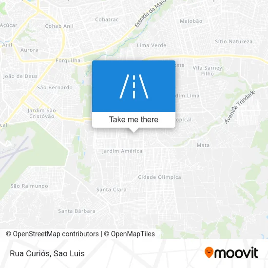 Rua Curiós map