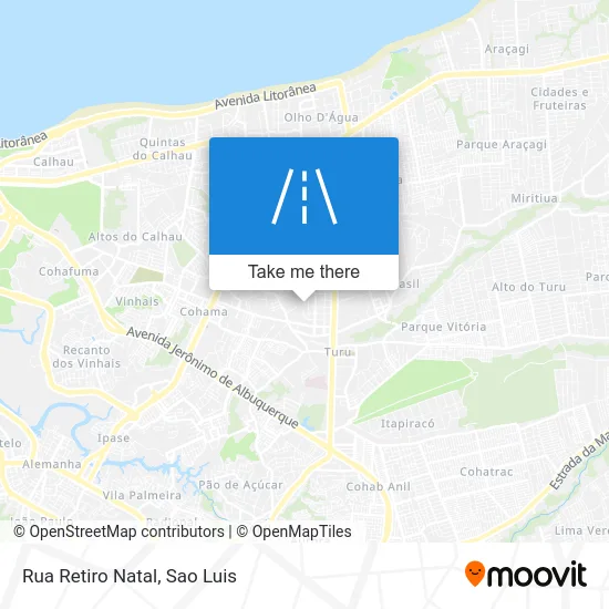 Rua Retiro Natal map