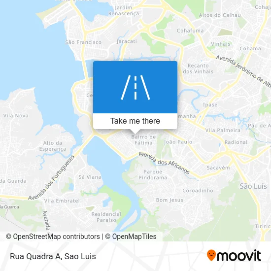 Rua Quadra A map