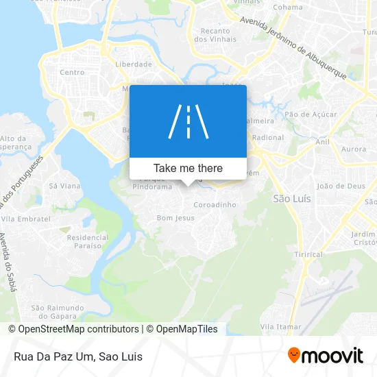 Rua Da Paz Um map