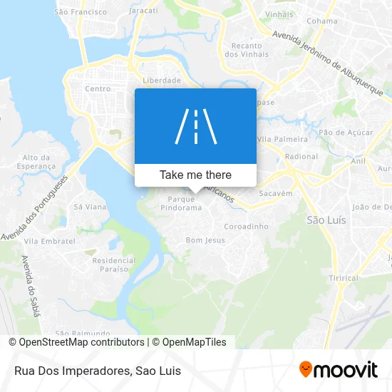 Rua Dos Imperadores map