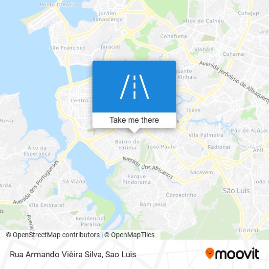 Rua Armando Viêira Silva map