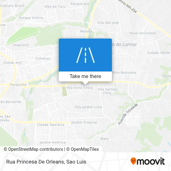 Rua Princesa De Orleans map