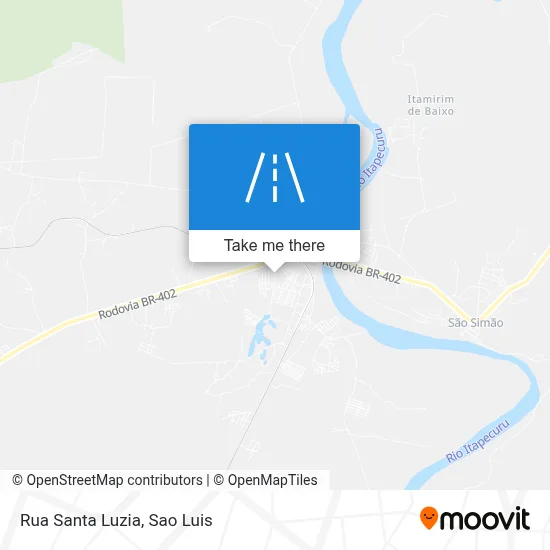Rua Santa Luzia map