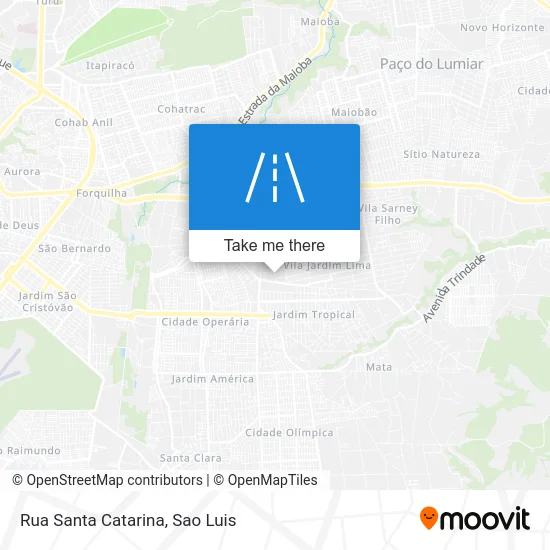 Rua Santa Catarina map